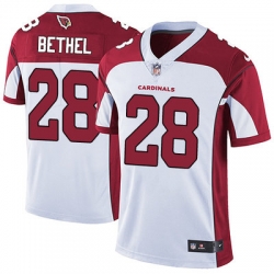 Nike Cardinals #28 Justin Bethel White Mens Stitched NFL Vapor Untouchable Limited Jersey