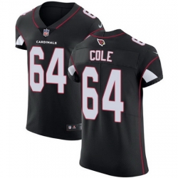 Nike Cardinals #64 Mason Cole Black Alternate Mens Stitched NFL Vapor Untouchable Elite Jersey