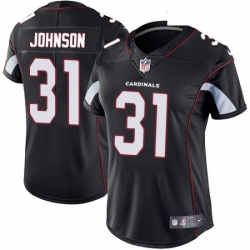 Womens Nike Arizona Cardinals 31 David Johnson Elite Black Alternate NFL Jersey