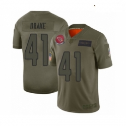 Youth Arizona Cardinals #41 Kenyan Drake Limited Olive 2019 Salute to Service Football Jersey