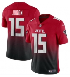 Men Atlanta Falcons 15 Matthew Judon Red Black Vapor Untouchable Limited Stitched Football Jersey