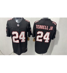 Men Atlanta Falcons 24 A J Terrell jr Black F U S E Vapor Untouchable Limited Stitched Football Jersey Men Atlanta Falcons 24 A J Terrell jr Black F U S E Vapor Untouchable Limited Stitched Football Jersey