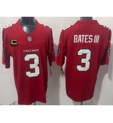 Men Atlanta Falcons 3 Jessie Bates III Red 2026 New F U S E 4 Star C Patch Vapor Untouchable Limited Stitched Football Jersey Men Atlanta Falcons 3 Jessie Bates III Red 2026 New F U S E 4 Star C Patch Vapor Untouchable Limited Stitched Football Jersey