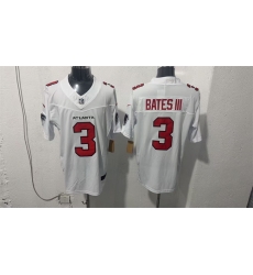 Men Atlanta Falcons  3 Jessie Bates III White 2026 New F U S E  Vapor Untouchable Limited Stitched Football Jersey
