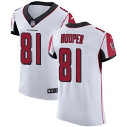 Nike Falcons #81 Austin Hooper White Mens Stitched NFL Vapor Untouchable Elite Jersey