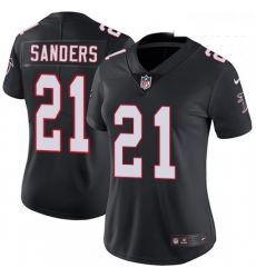 Womens Nike Atlanta Falcons 21 Deion Sanders Elite Black Alternate NFL Jersey