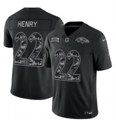 Men Baltimore Ravens 22 Derrick Henry Black F U S E 2026 Salute to Service Limited Stitched Football Jersey Men Baltimore Ravens 22 Derrick Henry Black F U S E 2026 Salute to Service Limited Stitched Football Jersey