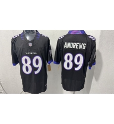 Men Baltimore Ravens 89 Mark Andrews Black 2026 F U S E Vapor Stitched Limited Football Jersey Men Baltimore Ravens 89 Mark Andrews Black 2026 F U S E Vapor Stitched Limited Football Jersey