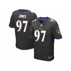 Nike Baltimore Ravens 97 Arthur Jone Black Elite NFL Jersey