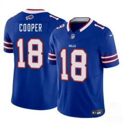 Men Buffalo Bills 18 Amari Cooper Royal 2024 F U S E Vapor Untouchable Limited Stitched Football Jersey