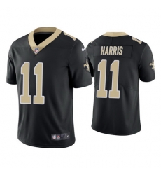 Men Saints 11 Deonte Harris Vapor Untouchable Limited Black Jersey