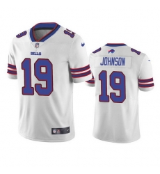 Men's Buffalo Bills #19 KeeSean Johnson White Vapor Untouchable Limited Stitched Jersey