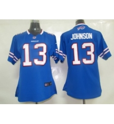 Women Nike Buffalo Bills 13 Johnson Jersey