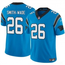 Men Carolina Panthers 26 Chau Smith Wade Blue 2025 F U S E  Vapor Limited Stitched Football Jersey