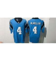 Men Carolina Panthers 4 Tetairoa McMillan Blue F U S E Vapor Limited Stitched Football Jersey Men Carolina Panthers 4 Tetairoa McMillan Blue F U S E Vapor Limited Stitched Football Jersey