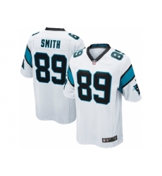 Nike Carolina Panthers 89 Steve Smith Game White NFL Jersey