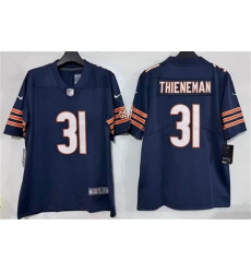 Men Chicago Bears 31 Dillon Thieneman Navy 2026 Draft Vapor Untouchable Limited Stitched Football Jersey Men Chicago Bears 31 Dillon Thieneman Navy 2026 Draft Vapor Untouchable Limited Stitched Football Jersey