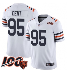 Men Chicago Bears 95 Richard Dent White 100th Season Limited Football Jersey