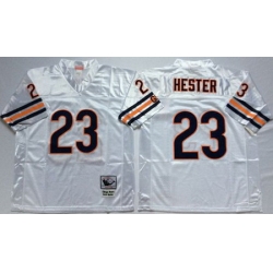 Mitchell&Ness Bears 23 Devin Hester White Small No Throwback Stitched NFL Jersey