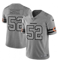 Nike Bears 52 Khalil Mack 2019 Gray Gridiron Gray Vapor Untouchable Limited Jersey