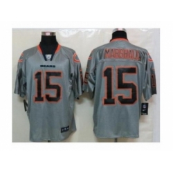 Nike Chicago Bears 15 Brandon Marshall grey Elite lights out NFL Jersey