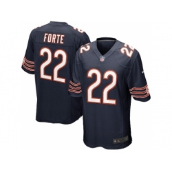 Nike Chicago Bears 22 Matt Forte Game blue NFL Jersey