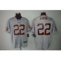 Nike Chicago Bears 22 Matt Forte Grey Elite Lights Out NFL Jersey