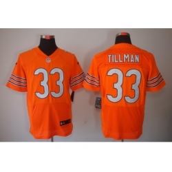 Nike Chicago Bears 33 Charles Tillman Orange Elite NFL Jersey