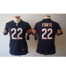 Women Nike Chicago Bears 22 Forte Blue[Women's NIKE LIMITED Jersey]