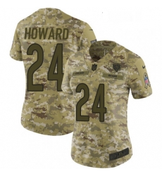 Womens Nike Chicago Bears 24 Jordan Howard Limited Camo 2018 Salute to Service NFL Jersey