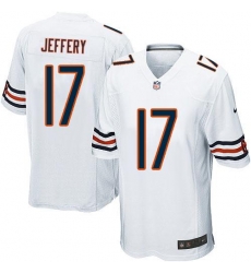 Nike NFL Chicago Bears #17 Alshon Jeffery Elite Youth White Road Jersey