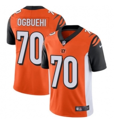 Nike Bengals #70 Cedric Ogbuehi Orange Alternate Mens Stitched NFL Vapor Untouchable Limited Jersey