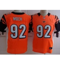 Nike Cincinnati Bengals 92 Dontay Moch Orange Elite NFL Jersey