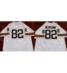 Men Cleveland Browns 82 Ozzie Newsome White Stitched Football Jersey Men Cleveland Browns 82 Ozzie Newsome White Stitched Football Jersey