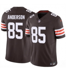 Men Cleveland Browns 85 Aaron Anderson Brown 2026 Draft F U S E Vapor Limited Stitched Football Jersey Men Cleveland Browns 85 Aaron Anderson Brown 2026 Draft F U S E Vapor Limited Stitched Football Jersey