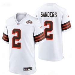 Men Cleveland Browns Nike #2 Shedeur Sanders Rush Stitched NFL Jersey