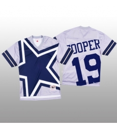 NFL Dallas Cowboys 19 Amari Cooper White Men Mitchell  26 Nell Big Face Fashion Limited NFL Jersey