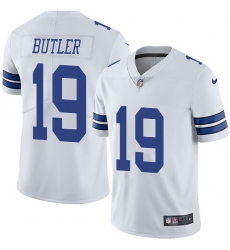 Nike Cowboys #19 Brice Butler White Mens Stitched NFL Vapor Untouchable Limited Jersey