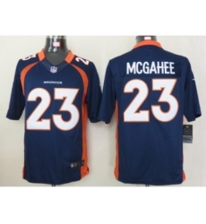 Nike Denver Broncos 23 Willis McGahee Blue Limited NFL Jersey