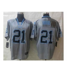 Nike Detroit Lions 21 Reggie Bush grey Elite lights out NFL Jersey