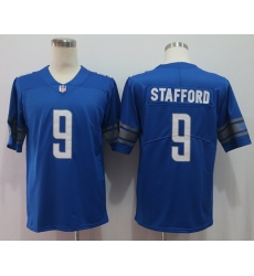 Nike Lions 9 Matthew Stafford Blue Vapor Untouchable Limited Jersey