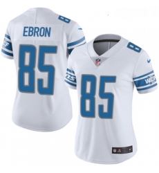 Womens Nike Detroit Lions 85 Eric Ebron Elite White NFL Jersey