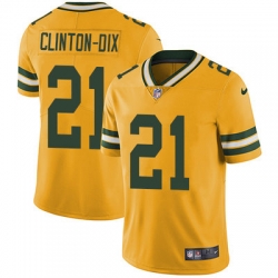 Nike Packers #21 Ha Ha Clinton Dix Yellow Youth Stitched NFL Limited Rush Jersey