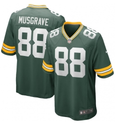 Youth Green Bay Packers Luke Musgrave #88 Nike Home Green Game Stitched Jersey