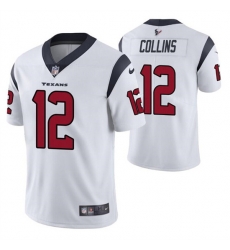 Men Houston Texans 12 Nico Collins White Vapor Untouchable Limited Stitched Jersey