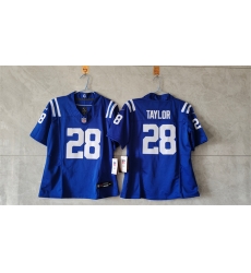 Youth Indianapolis Colts 28 Jonathan Taylor Blue 2024 F U S E  Vapor Untouchable Limited Stitched Football Jersey