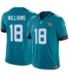 Men Jacksonville Jaguars 18 C J Williams Teal 2026 Draft F U S E Vapor Untouchable Limited Stitched Jersey Men Jacksonville Jaguars 18 C J Williams Teal 2026 Draft F U S E Vapor Untouchable Limited Stitched Jersey