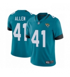 Men Jacksonville Jaguars 41 Josh Allen Teal Green Alternate Vapor Untouchable Limited Player Football Jersey