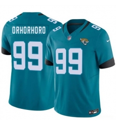 Men Jacksonville Jaguars  99 Ruke Orhorhoro Teal 2026 F U S E  Vapor Untouchable Limited Stitched Jersey