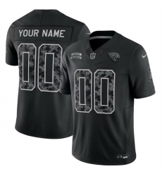 Men Jacksonville Jaguars Active Player Custom Black F U S E 2026 Salute to Service Limited Stitched Football Jersey Men Jacksonville Jaguars Active Player Custom Black F U S E 2026 Salute to Service Limited Stitched Football Jersey